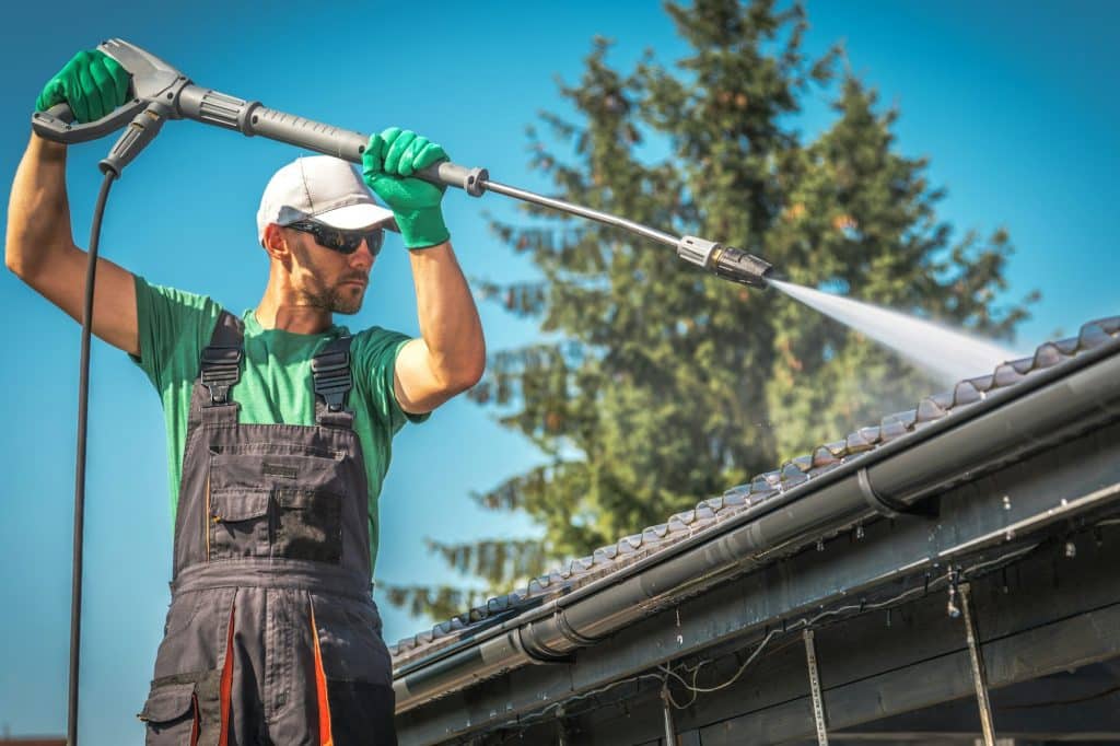 Washing Plastic Carport Roof